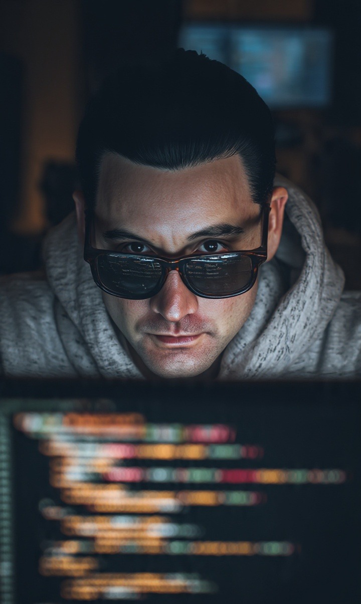 Bryan J. Hayes working in an AI development environment
